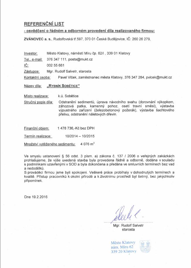 Rybník Sobětice